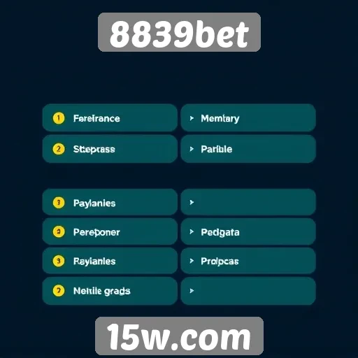 Métodos de pagamento aceitos no 8839bet